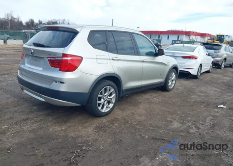 2011 BMW X3 xDrive35I из США, поврежденный, VIN 5UXWX7C57BL731997